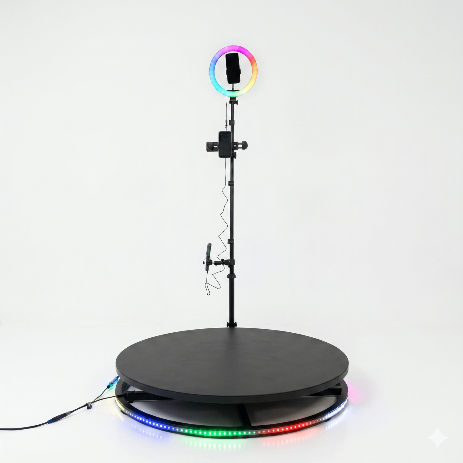Small Black 360 Video Booth